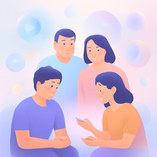 bd games Family Peaceful Discussion Scene