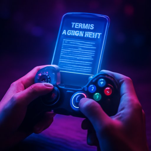 bd games terms agreement page on phone